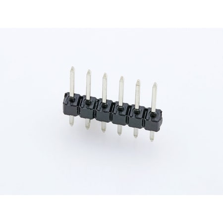 Molex Board Connector, 6 Contact(S), 1 Row(S), Male, Straight, 0.1 Inch Pitch, Solder Terminal, Receptacle 22284061